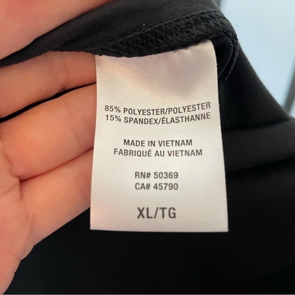 [XL] NWT Juicy Couture Sport Black Cropped Activewear Leggings Women’s Casual - Picture 13 of 13